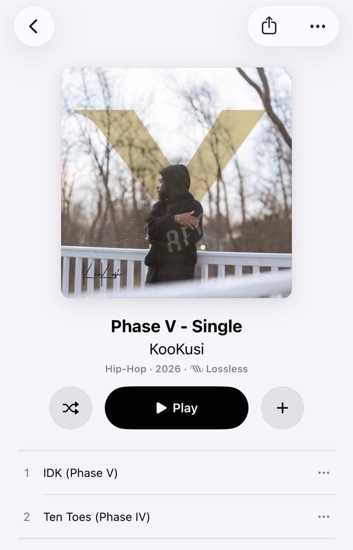 Kookusi_Jnr's tweet photo. Five years ago, I started a PhD and figured that making music through it would keep me sane.

On Tuesday, I wrapped up the science.
Today, I get to close the other half of the story.

https://t.co/M5PJYg7gCF

“Phase V: The Wrap Up” is out now. 🎓🙏🎧🚀
Distributed by @rain_labs https://t.co/gzz5GJIctv