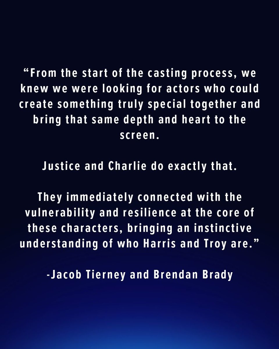 heatedrivalryud's tweet photo. Jacob Tierney and Brendan Brady have released a statement on the casting of Justice Smith and Charlie Gillespie in 'HEATED RIVALRY' Season 2: https://t.co/aCXpTWPFEy