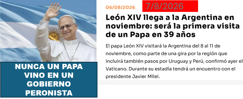 quinomike's tweet photo. @C5N 
EL PAPA NO VA A PAISES CORRUPTOS SERO ESO QUE NUNCA VINO  EN EN GOBIERNO PERONISTA? https://t.co/J0bIRTMDEK