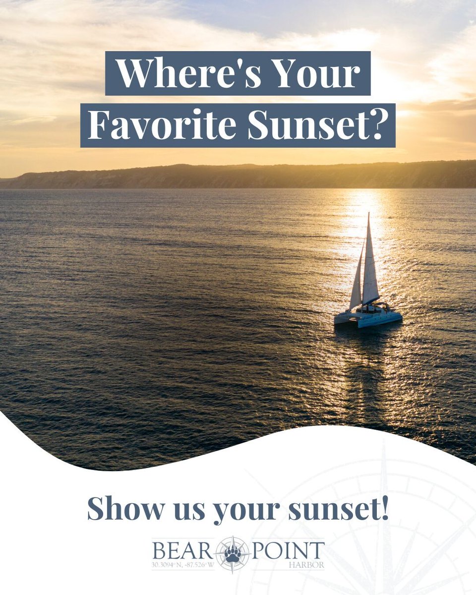 BearHarbor's tweet photo. Everyone has their favorite Orange Beach sunset spot...
🌅 Where's yours?
Drop your favorite sunset photo in the comments or tag us in your next waterfront picture!
#BearPointHarbor #SunsetViews #OrangeBeach #LifeOnTheWater https://t.co/jXR7hzEGZb