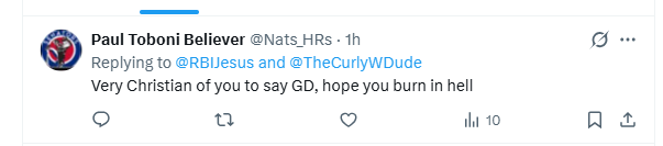RBIJesus's tweet photo. @RingOFireTN @Nats_HRs He is obviously trying to get a job on the Yearbook Committee Sports Section at his high school before school starts. The internet is forever. https://t.co/rD91v8EsPF