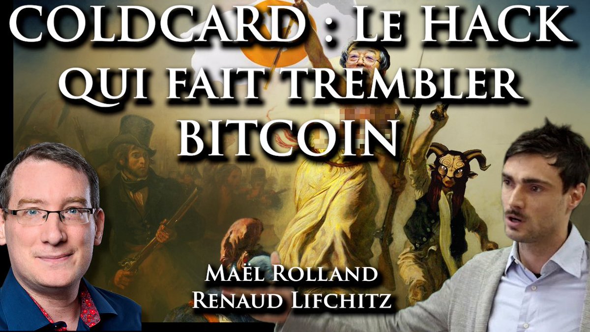 FaunoTaBanque's tweet photo. 🎲RDV dimanche 20h pour une émission spéciale COLDCARD avec deux spécialistes complètementaires du sujet

-Renaud Lifchitz @nono2357🐍 ingénieur et spécialiste des HW wallets

-Maël Rolland @elmalandr0🐐 docteur en Bitcoin, économiste et sociologue

Lien next tweet 👇 https://t.co/pNipNleD5w