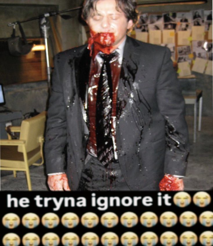 sourch3rrii's tweet photo. Who does he think he is #sawtwt #markhoffman https://t.co/mYS4GjBbCW