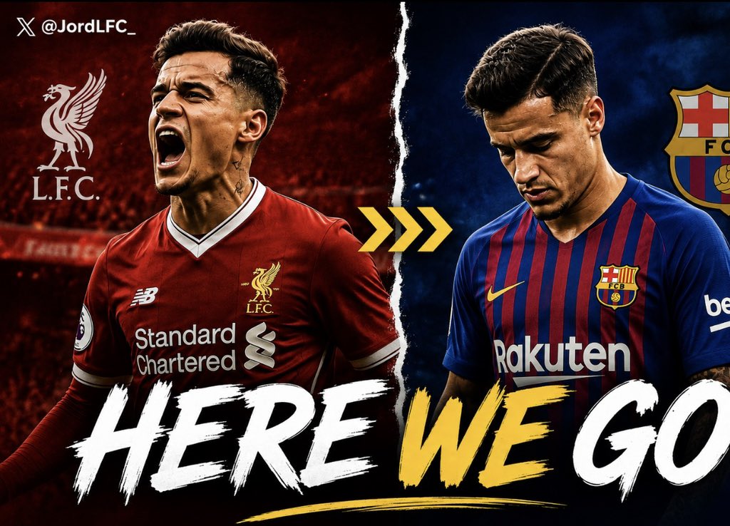JordLFC_'s tweet photo. In football one wrong move can change your career trajectory. 

Philippe Coutinho went From being world class at Liverpool to being a loan player for Barcelona. https://t.co/10DLeLtjeO