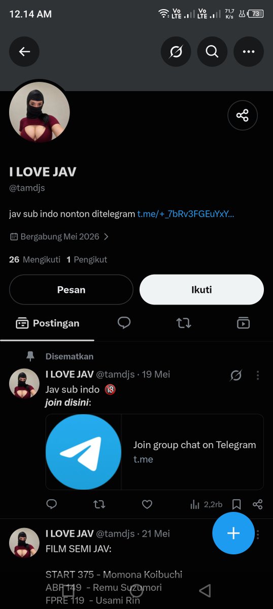 mobolasax21's tweet photo. @officialfgmedia @tamdjs Malah iku yg muncul wkwk https://t.co/4P7S1LhoPF