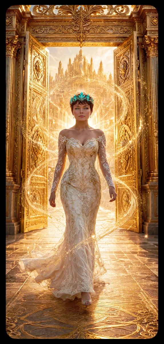 Uniquelyequally's tweet photo. "THE BRIDE GOD CROWNED"

She cried years into the dark,  
Tears that no one saw.  
A world that hated her steps,  
Called her too much, called her not enough.  
Every move measured. 
Every breath judged.  
Bitter. Deep. Endless pain.

But Heaven was counting.

And when the doors of gold swung wide,  
God did not give her revenge.  
He gave her better.  
He crowned her.

With beauty — not for eyes, but for glory.  
With youth — not in age, but in spirit renewed.  
With wisdom — born in the fire, proven in the night.

Now she walks.  
Not to prove them wrong.  
But to prove Him right.  
A bride, clothed in light,  
Walking out of ashes, into a kingdom.  

They hated every step she took.  
So she learned to walk with God.  
They drank her tears.  
So He turned them into oil.
Crown of wisdom on her head.  
Youth in her eyes.  
Beauty that pain could not kill.