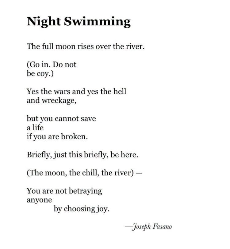 Joseph_Fasano_'s tweet photo. Thank you for being human in an inhuman time, everyone. Here's the poem: https://t.co/eQMD8e5HtB