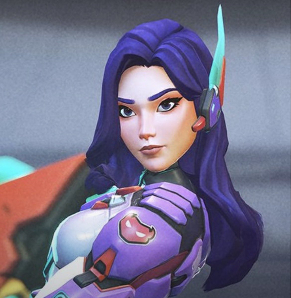 staplesquid's tweet photo. thank god they nerfed her blue eyes, i didnt need them staring into my soul in the hero portrait #dmon https://t.co/mf6S4eSzAh