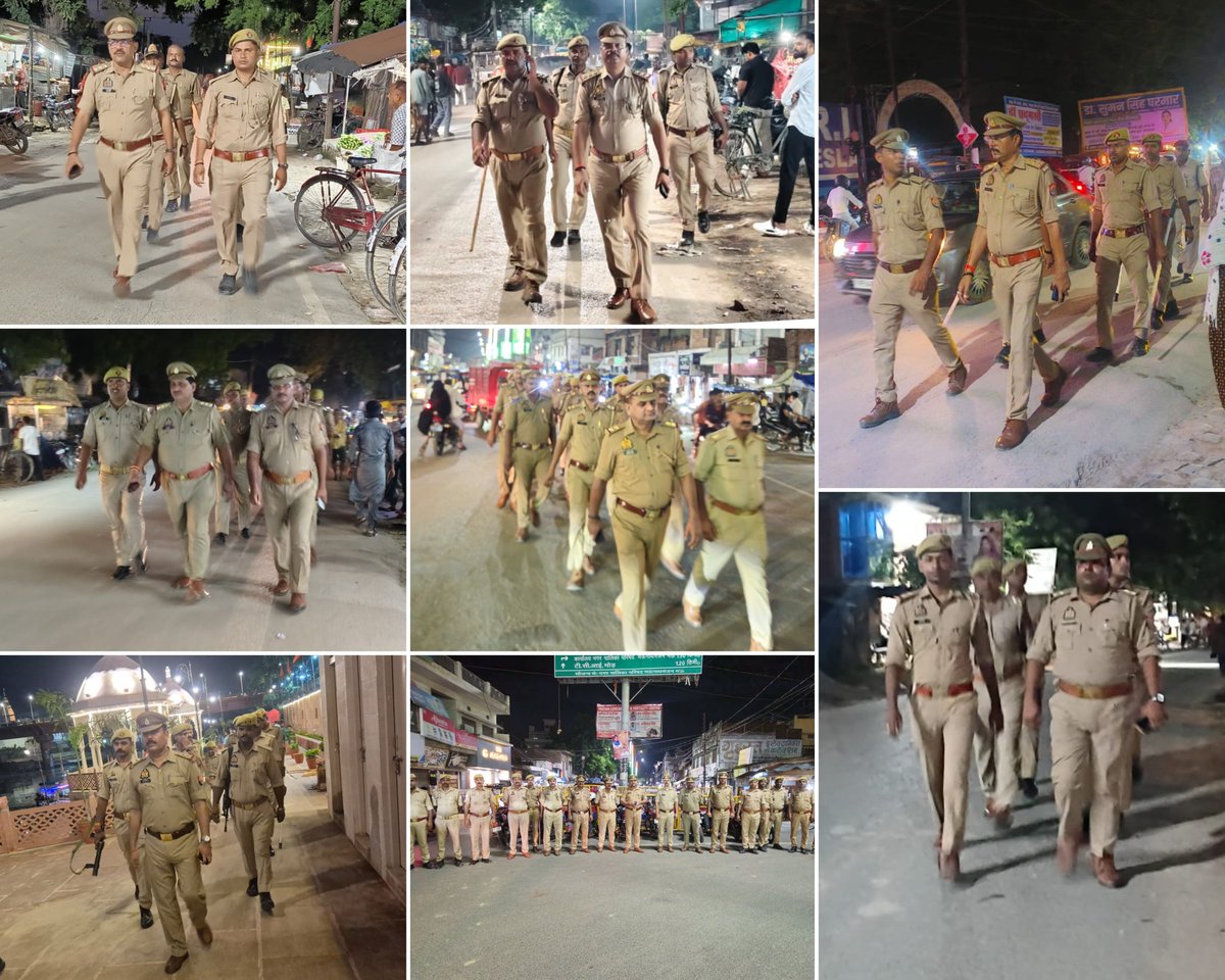 maupolice's tweet photo. श्रावण मास/ कावड़ यात्रा को लेकर जनपद में शांति/सुरक्षा व्यवस्था के दृष्टिगत पुलिस अधीक्षक मऊ के निर्देशन में #maupolice द्वारा किया गया पैदल गस्त एवं चलाया जा रहा सघन चेकिंग अभियान।
@Uppolice
@adgzonevaranasi
@digazamgarh https://t.co/q0iD86DXHV
