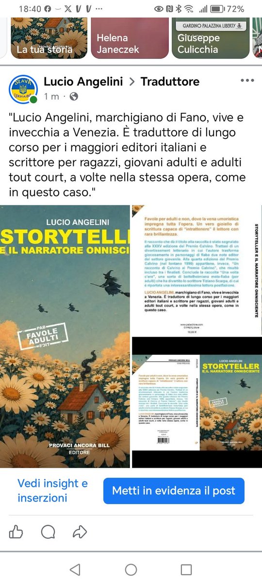 LucioAngelini's tweet photo. "Lucio Angelini, marchigiano di Fano, vive e invecchia a Venezia. È traduttore di lungo corso per i maggiori editori italiani e scrittore per ragazzi, giovani adulti e adulti tout court, a volte nella stessa opera, come in questo caso." https://t.co/wVj7Qk5rI6