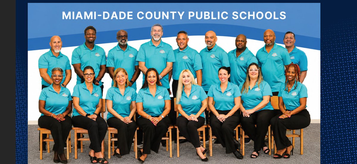 Lindsey_HTC's tweet photo. These administrators stand shoulder to shoulder, united in leadership, purpose, and service. 💙 #YourBestChoiceMDCPS #StepUpToSuccess https://t.co/TiE4pDzf6M