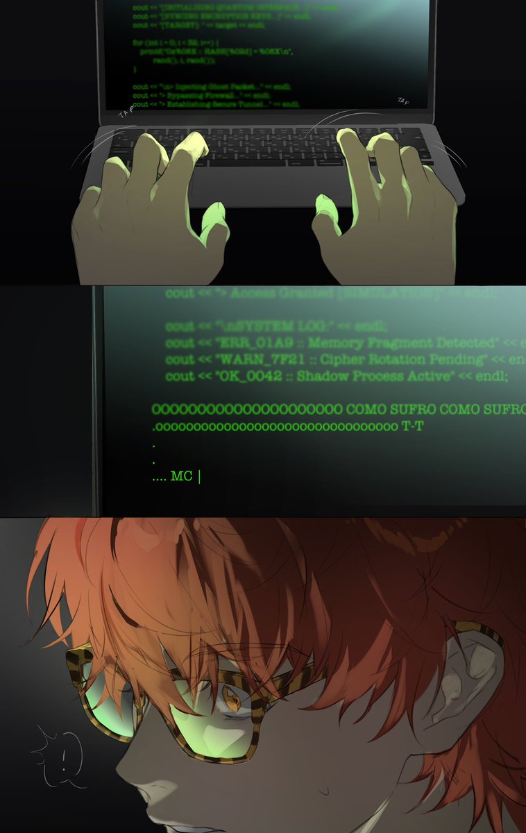 SophiaMohr1's tweet photo. Inspirado en una de las llamadas de Seven  creo q era el día 6? 🫪
#mysticmessenger #Seven #MysticMessenger https://t.co/WbInhBPu8g