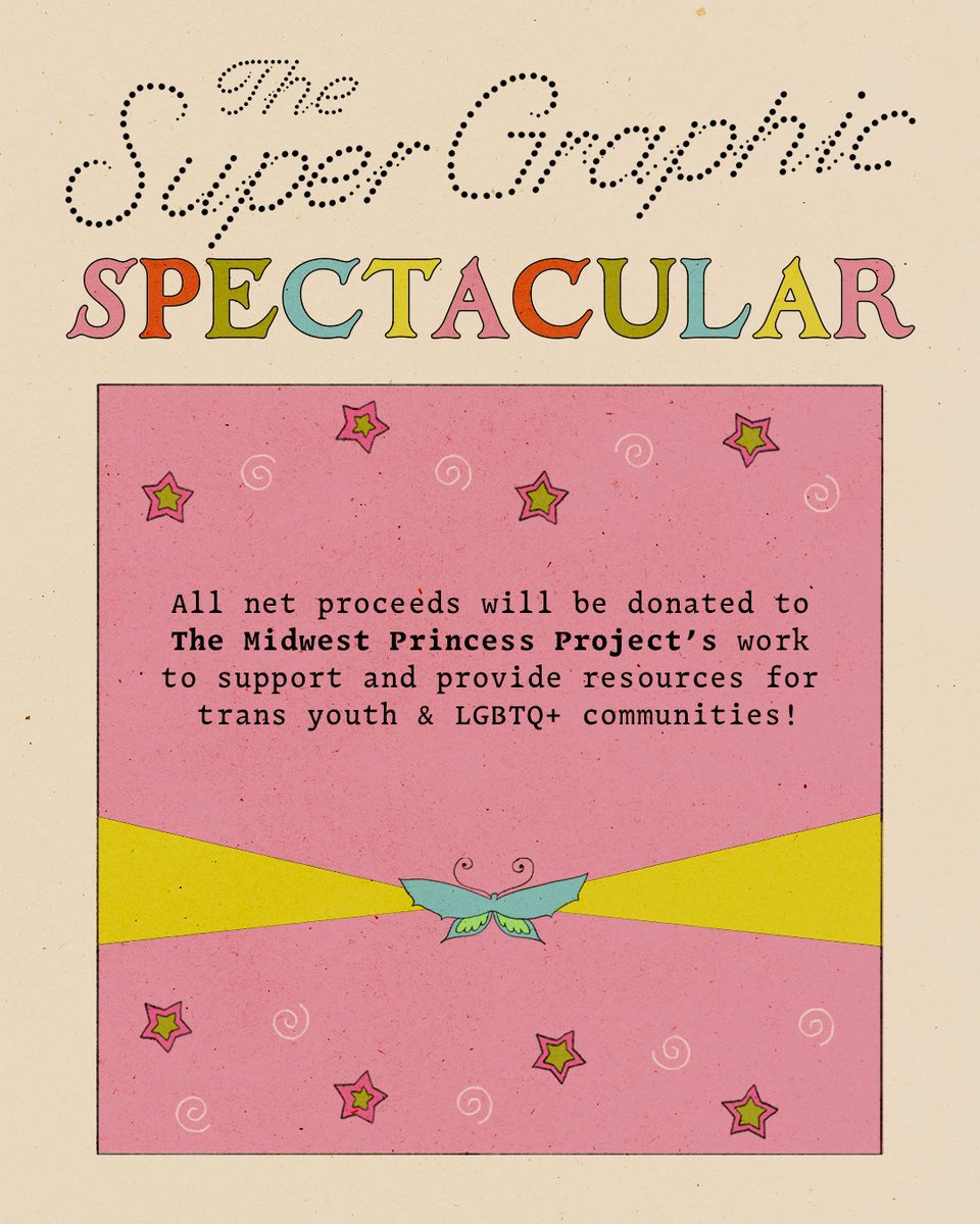 crfandemonium's tweet photo. the super graphic spectacular ⊹ ࣪ ˖ @ChappellRoan is hosting a two-day, los angeles–based fundraiser to celebrate one full year of the midwest princess project’s work. this night will be full of queens, exciting guests, meaningful community engagement, and a special Chappell performance. all net proceeds will be going to the midwest princess project to provide resources for trans youth & LGBTQ+ communities ★