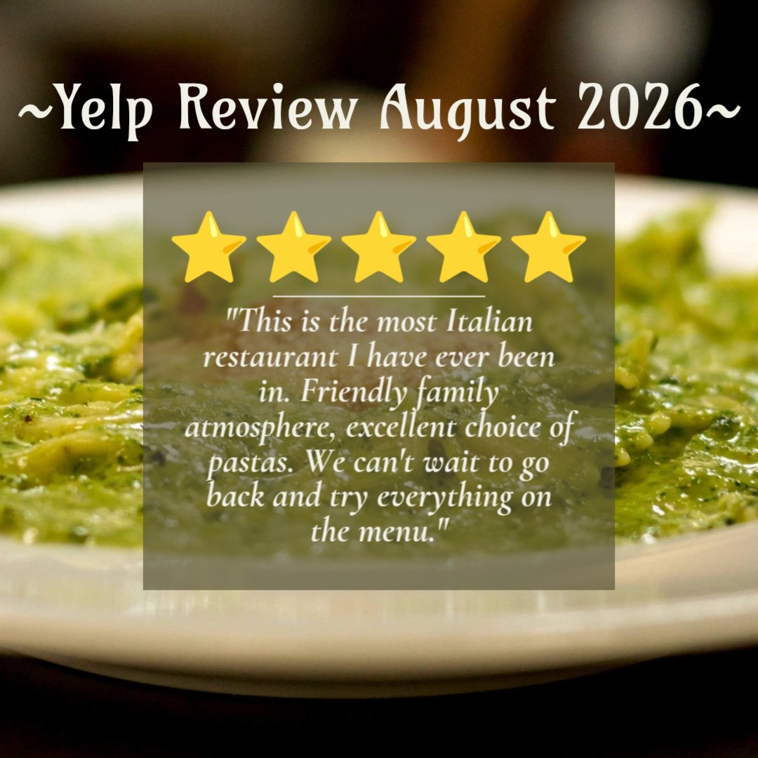 PalermoEG's tweet photo. Grazie Mille! Thank you so much for your review and for taking the time to share! We appreciate your support and look forward to seeing you again soon! Ciao! #fivestars #google #googlereview #appreciationpost #grazie #thankyou https://t.co/laET6NmcRv