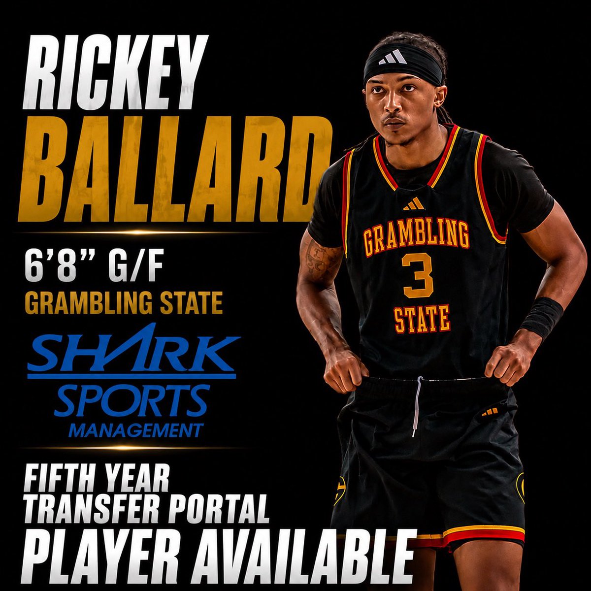 areacodes's tweet photo. I have a transfer portal player available 5-5 RICKEY BALLARD https://t.co/2sz0wf19ld