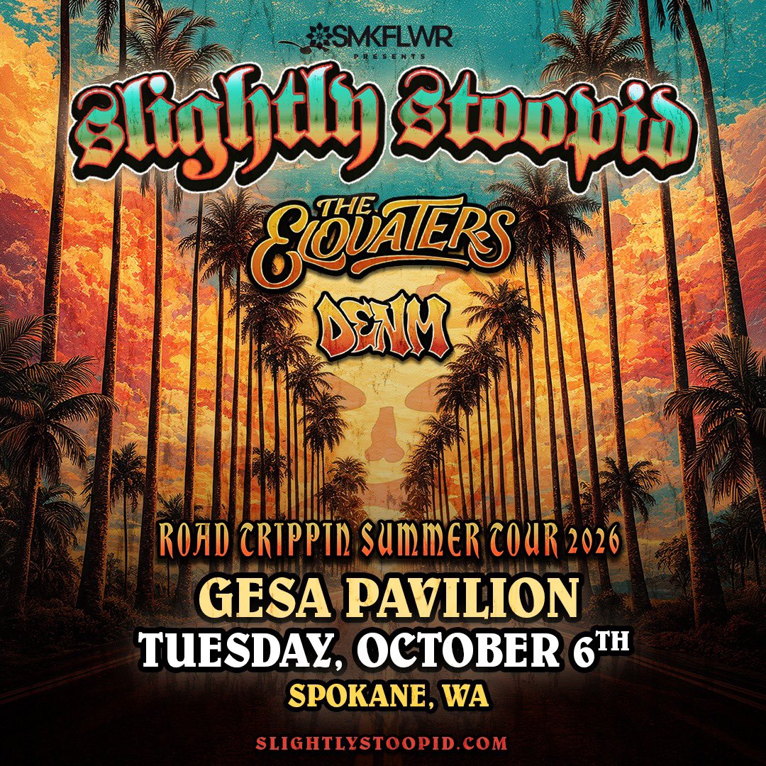 SlightlyStoopid's tweet photo. 𝐍𝐄𝐖 𝐃𝐀𝐓𝐄: 𝐒𝐥𝐢𝐠𝐡𝐭𝐥𝐲 𝐒𝐭𝐨𝐨𝐩𝐢𝐝 𝐚𝐭 𝐭𝐡𝐞 𝐆𝐞𝐬𝐚 𝐏𝐚𝐯𝐢𝐥𝐢𝐨𝐧 𝐎𝐜𝐭𝐨𝐛𝐞𝐫 𝟔

The Slightly Stoopid concert originally scheduled for August 2 at Gesa Pavilion has been rescheduled to Tuesday, October 6. https://t.co/J6tfSoAxIO