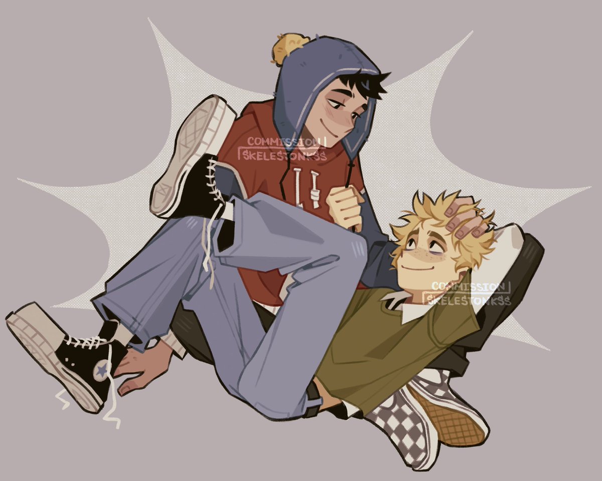 skelestonkss's tweet photo. converse guy &amp; vans guy 
#spcreek (c0mmission) https://t.co/FfWlWXyIL7
