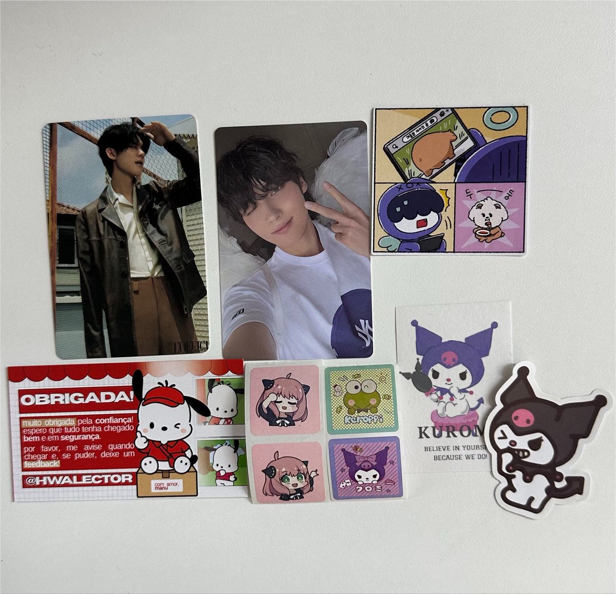 pagesvnoo's tweet photo. feedback positivo para @hwalector! por me vender esse hyuka anjinho, bem embalado, envio rápido e com brindes lindos! 💗 https://t.co/WoF5ZyQl7Y
