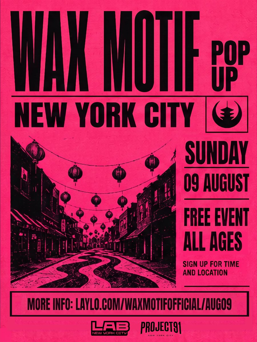 WaxMotif's tweet photo. NEW YORK PULL UP https://t.co/DJxYLP34tK