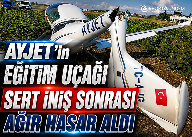 AirportGundem's tweet photo. AYJET’in eğitim uçağı sert iniş sonrası ağır hasar aldı

👉https://t.co/w8lt2NqYgg

#AYJET #DiamondDA20 #TCAJG #Hezarfen #HezarfenHavaalanı #Çatalca #EğitimUçağı #UçuşOkulu #Pilotaj #Havacılık #Aviation #FlightTraining #AircraftAccident #KazaKırım https://t.co/64blRH0Nvb