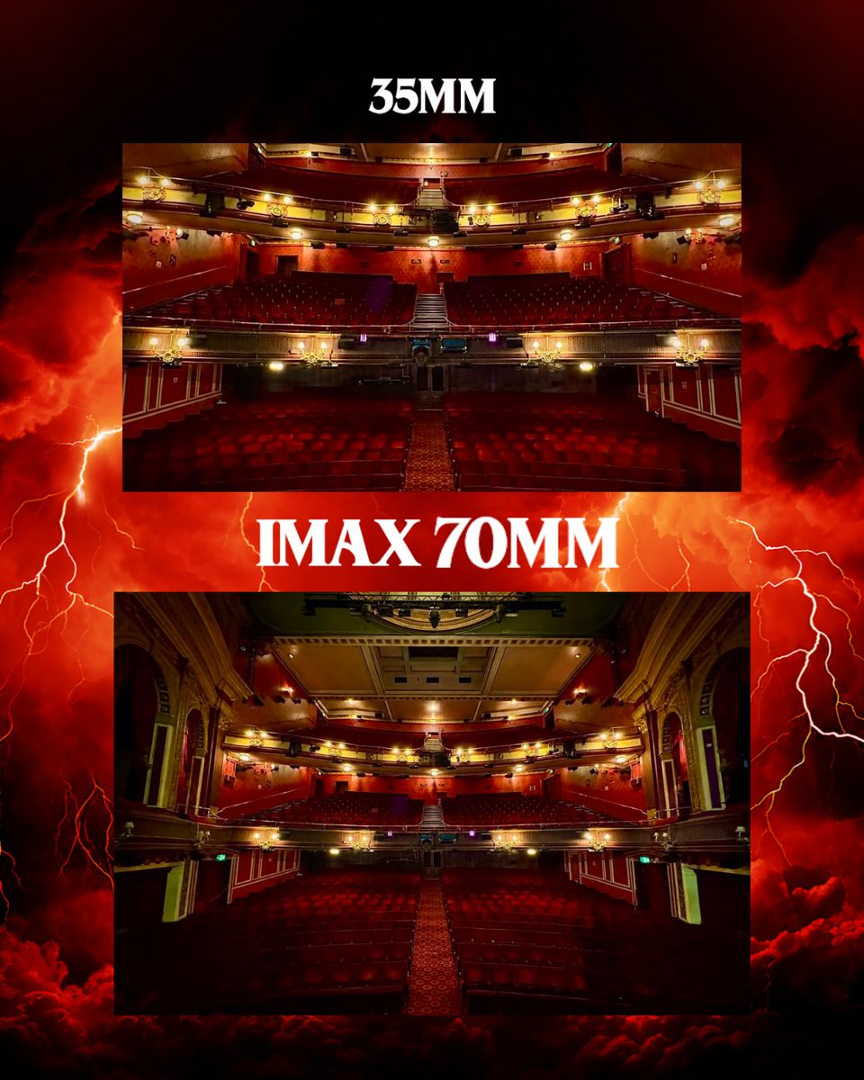 Phoenix_Ldn's tweet photo. 35mm VS IMAX 💥we are so jealous that our cast get to look at this view 6 days a week! 

#strangerthings #imax #trend #odyssey  #35mm https://t.co/gMrZu1BFaJ