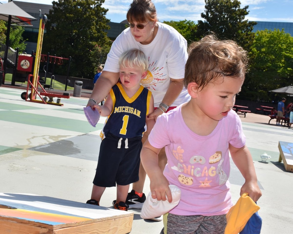 BASISIndMcLean's tweet photo. Campers enjoyed a mini carnival on the play deck today! https://t.co/uzejcw7LFl