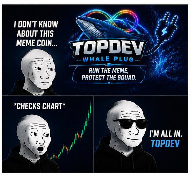 Liftedsaint1's tweet photo. @MrWhale Doxxed dev. Real track record. Clear mission.

$TOPDEV is building more than just another meme. Run the meme, protect the squad and let’s see what the community can do.

CA: 6pwvfoxsrh1adfpwfqswhhy1g4mlfmewu2wmy2pis8
@TopDevWhalePlug 

Let’s go!!! https://t.co/c3q2Hk3Rb9
