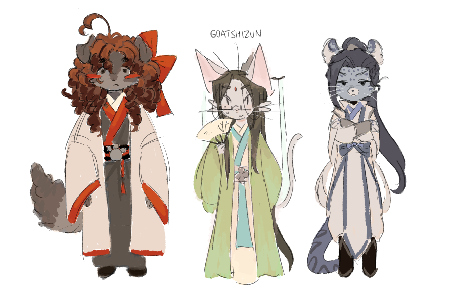 goatshizun's tweet photo. bingliushen furries bec i cant draw anything else #svsss https://t.co/1ANj2bsNGB