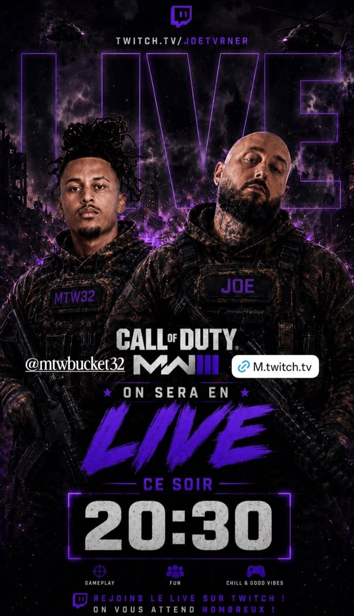 anadoluefesdir's tweet photo. 🎮 Matthew Strazel call of duty oynamak ve sohbet etmek üzere yayında olacak

💙🤍 https://t.co/gRFVpICsro