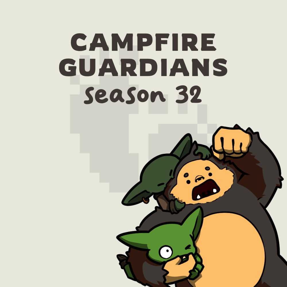 SolSquatchNFT's tweet photo. Season 32 of Campfire Guardians begins today in our @Discord! Help the fumilia defend the campfire from @sandeepnailwal's PolyGoblins, bank shrooms and compete for the Hall of FUM, with chances to win $SOL https://t.co/Up76A0TQGA
