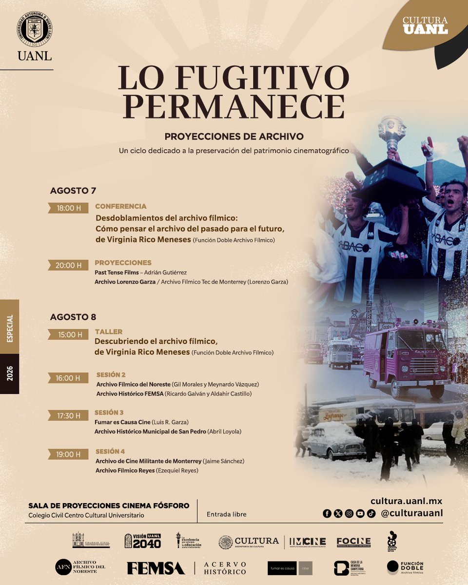 elgatoraro's tweet photo. Lo de HOY y mañana en Cinema Fósforo IMPERDIBLE. Sugiero llegar temprano. Cupo Limitado. #cine #programacion #acervo #culturaUANL https://t.co/JOITTMYSKX