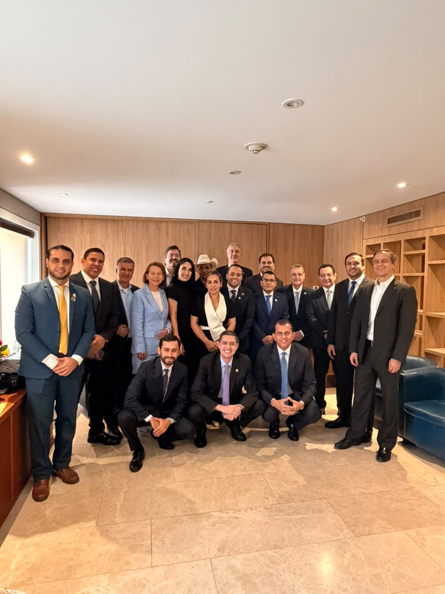 CeDemocratico's tweet photo. Un equipo comprometido con Colombia

Este 7 de agosto, cuando conmemoramos la Batalla de Boyacá y nuestra libertad, la bancada del Centro Democrático ya está en Cali para reafirmar su compromiso con esta nueva etapa del país, que estará en manos del presidente Abelardo de la Espriella, a quien le deseamos muchos éxitos por el bien de Colombia.

47 voces comprometidas con nuestros valores democráticos de seguridad, cohesión social, emprendimiento y un Estado pequeño y austero.