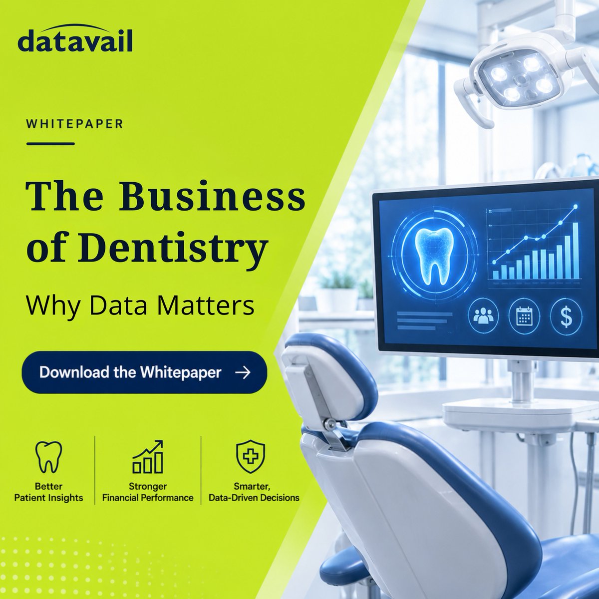 datavail's tweet photo. Dentistry is a clinical profession. Running a dental organization is a data business. Our whitepaper covers why data increasingly decides which dental groups thrive. https://t.co/iN2JLnle3E
#DentalIndustry #DSO https://t.co/P3HNLOPaXY