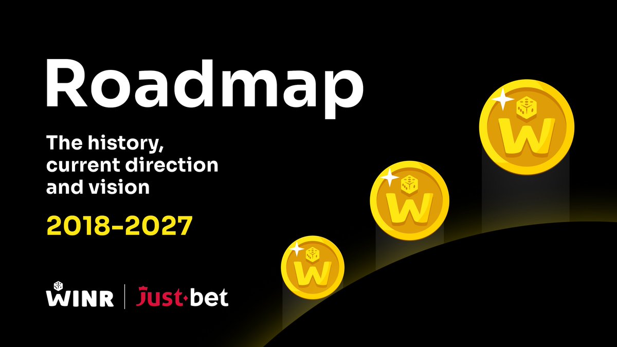WINRProtocol's tweet photo. Today, WINR is very different from where it started.

What began as an experiment in fully onchain gambling has evolved into an AI casino system where anyone can create, own and monetize real money games through a single token economy.

The roadmap published today documents that evolution from the first deployments in 2018 to the AI Studio, Game Shares, the WINR Bankroll and the next stage of AI game creation.

It also outlines the direction of the platform over the coming quarters and the long-term vision behind WINR.

Read the roadmap below👇
https://t.co/1kyVoGfaio
