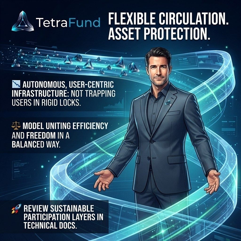 Tetra_Fund's tweet photo. 🔒 Want flexible circulation management while protecting your assets?

📉 Autonomous, user-centric infrastructure not trapping users in rigid locks.

🛡️ Model uniting efficiency and freedom in a balanced way.

🚀 Review sustainable participation layers in technical docs.

#StakingLogic #TetraFund #DeFi #CryptoTech