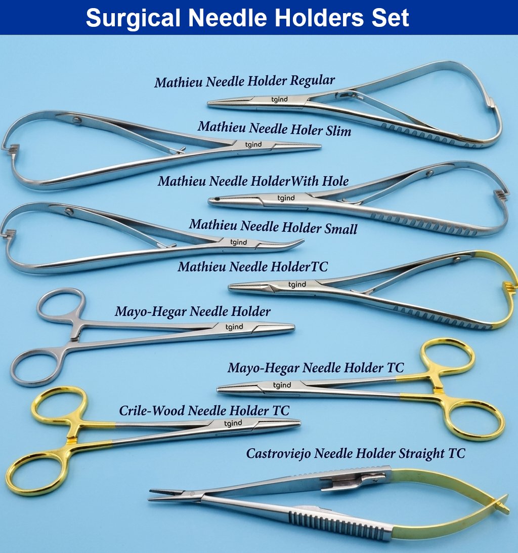 TGI_Industries's tweet photo. Surgical Needle Holders Set 

#Mathieuneedleholder #mayohegarneedleholder
#crilewoodforceps #mathieuholetip
#surgicalneedleholder #orthopedicneedleholder
#orthodonticforceps #dentalneedleholder https://t.co/avdxS2BI4f