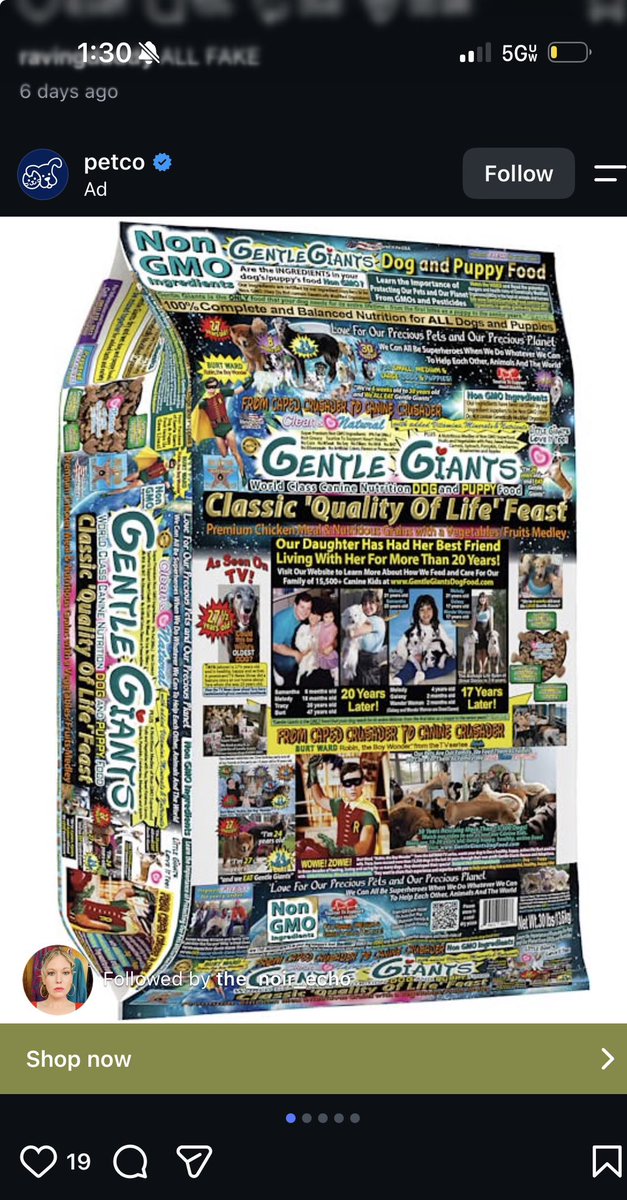 Papa620251's tweet photo. My life is so cooked I’m getting ads for schizophrenia dog food now https://t.co/YpkHsj9zlU