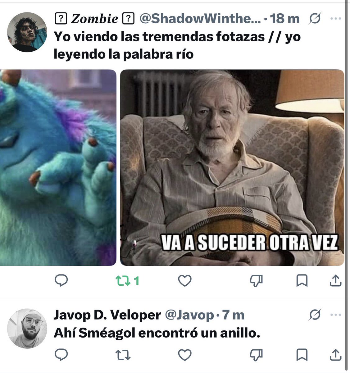 Hurona_Rolera's tweet photo. Es increíble que la gente que me sigue me conozca tanto que
-en el río se ha mencionado varias veces que se va a caer el móvil

- he cantado la canción de gollum de “viven en el agua” como cada vez que me meto en agua https://t.co/O353nakbxd