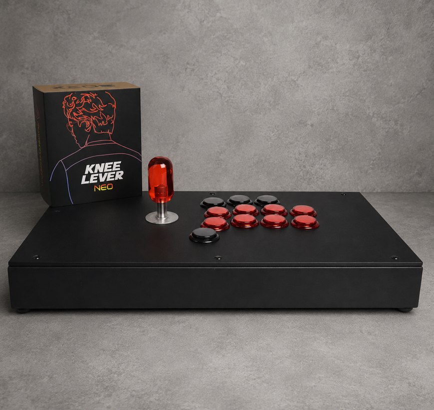 FightBoxArcade_'s tweet photo. Love this WILD design 🔥

❤️‍🔥FightBox #M8CrossUP (Knee Lever Edition)
❤️‍🔥Crown/Samducksa SDB-203C
❤️‍🔥4 extra buttons — fully customizable via the #GP2040 Web Config! ⚙️

#FightBox #FGC #Tekken8 https://t.co/z6dPw2hpDM