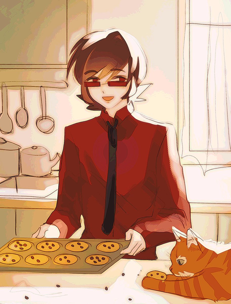 paictll's tweet photo. katsu baked cookies #persona2 #katsuyasuou #ペルソナ2 https://t.co/lpNSJu08DP