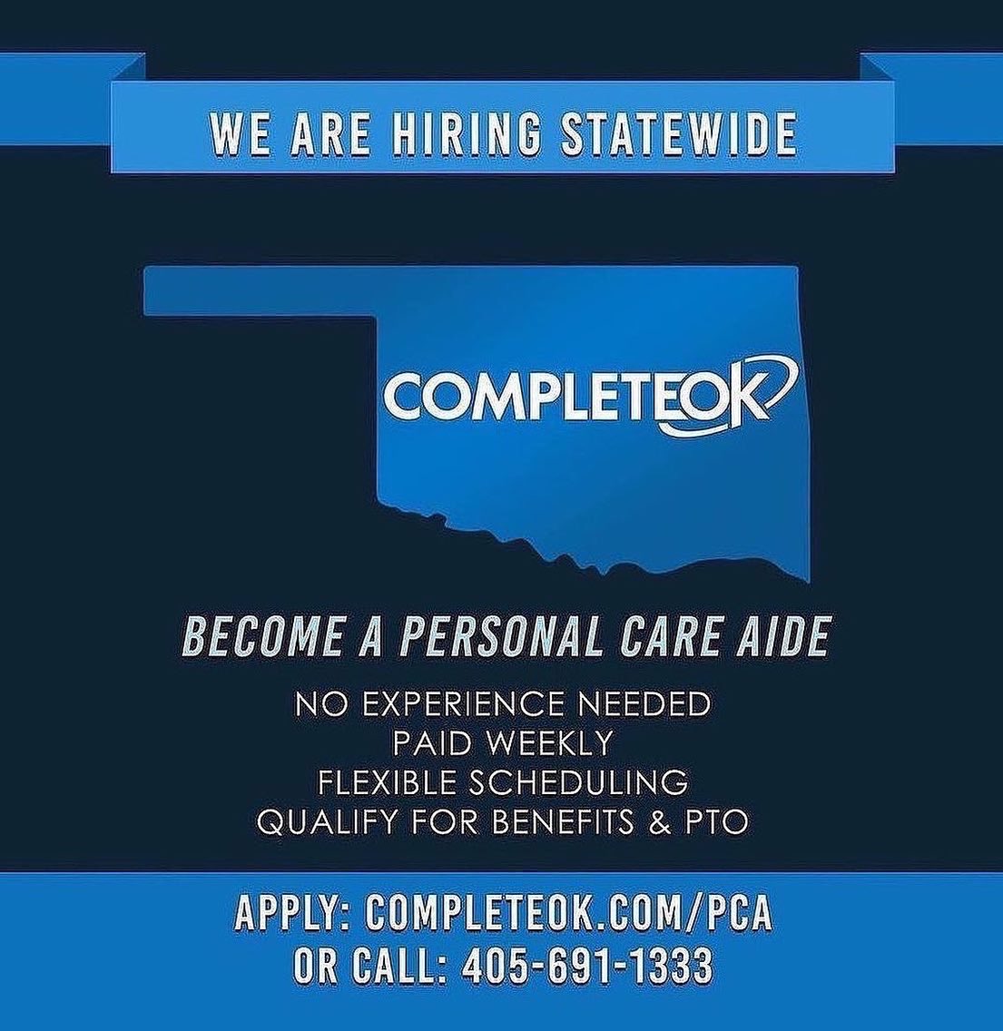 JobPaperOKC's tweet photo. We are HIRING statewide! Call to see if we have what you’re looking for! NO EXP necessary!! See more Info in ad.
405-691-1333

#oklahomajobs #workinoklahoma https://t.co/JITkgapC0D