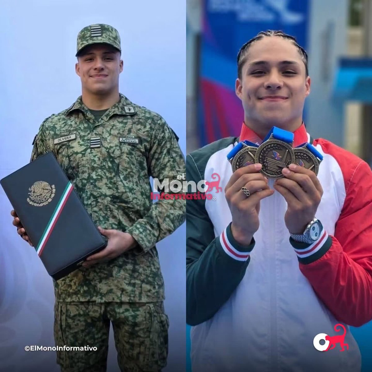 EJTO_FAM_GN's tweet photo. Es atleta militar, campeón mundial, doble medallista olímpico, tricampeón panamericano y ahora también tricampeón de los Juegos Centroamericanos y del Caribe. ¡Simplemente, @Osmardiver05 ! 
¡Qué orgullo que sea mexicano! 
@Defensamx1 #HeroesMexicanos https://t.co/UUvgo1UW2v