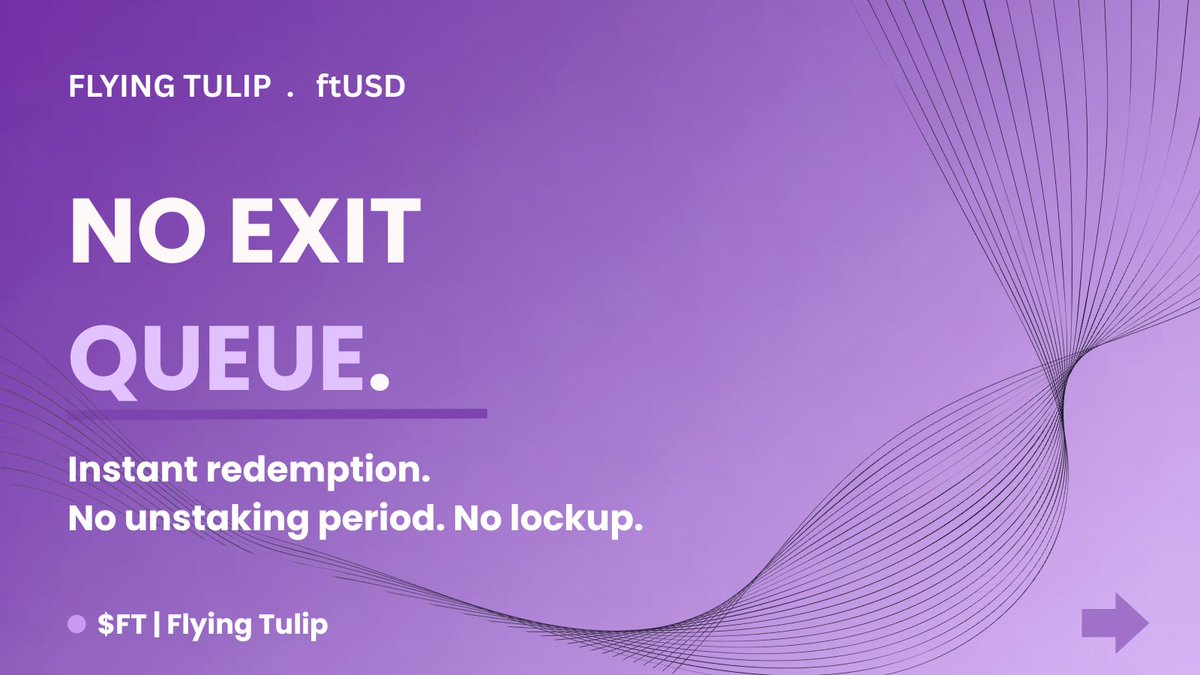 daeveed_'s tweet photo. No unstaking period. No exit queue. Instant redemptions.

Most DeFi yield products don't tell you this part until you actually try to leave. Here's why it matters 🧵 https://t.co/zorStU7iA6