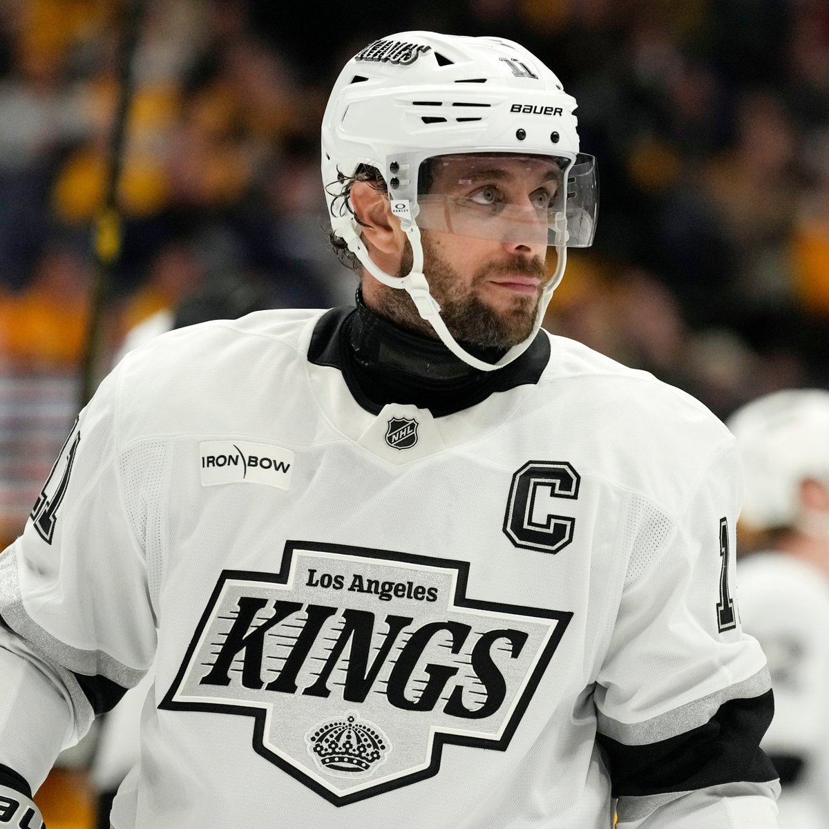 Sportsnet's tweet photo. The LA Kings will retire Anže Kopitar's No. 11 jersey and unveil a bronze statue in his honour on February 24, 2027, the team announced 🖤🩶 https://t.co/E4CItMrc42