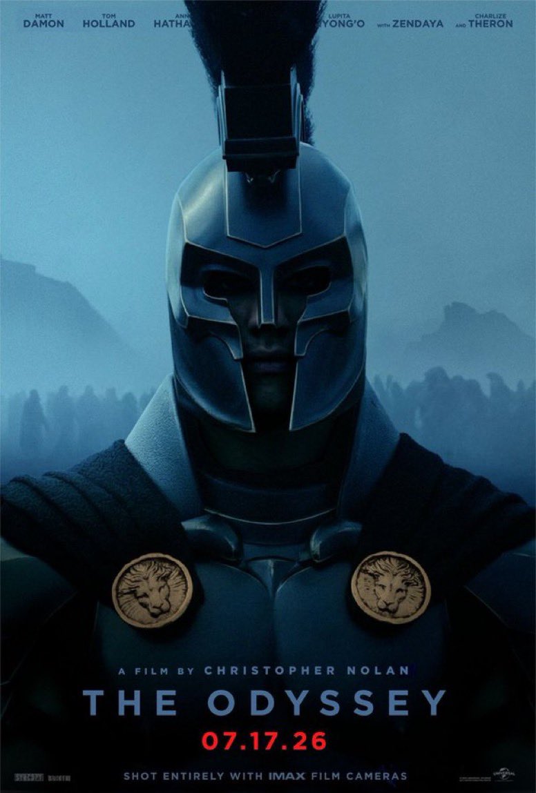 GlobalBoxOffice's tweet photo. THE ODYSSEY has officially hit $1.008 BILLION at the global box office yesterday.

It’s Christopher Nolan’s first (non-Batman) billion-dollar film. https://t.co/oxe676IHyX