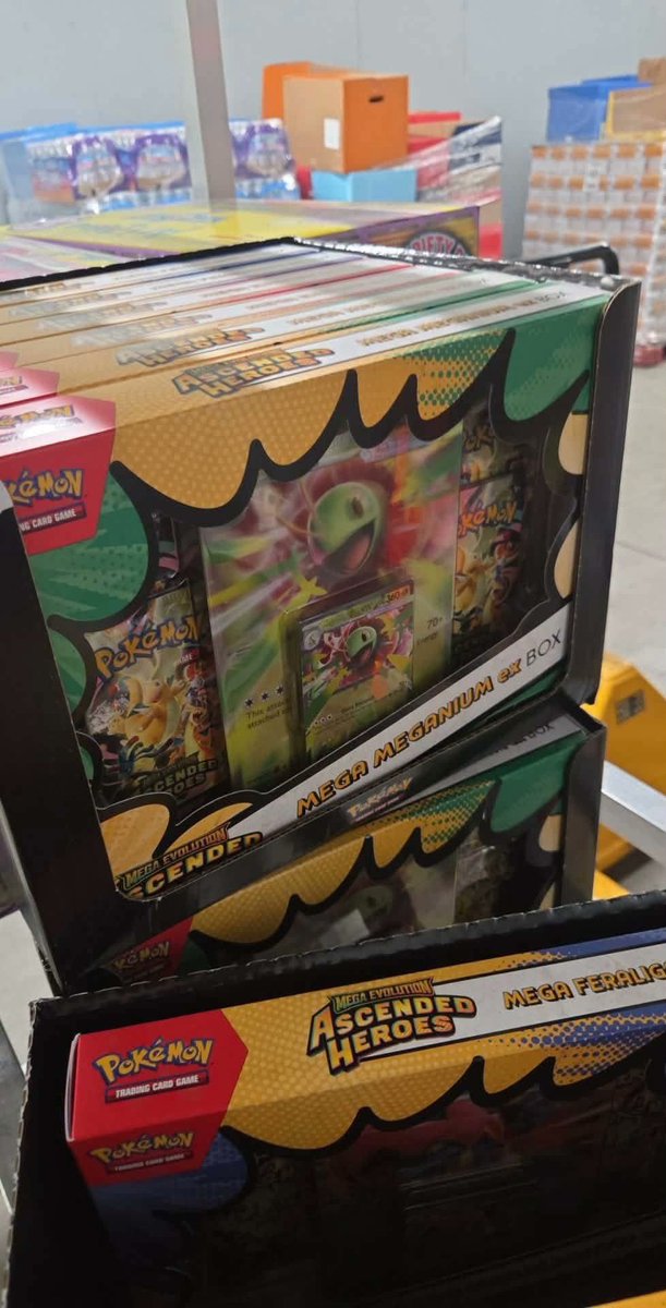 TheOnlyDojoUSA's tweet photo. Aldi's is Finally Dropping Ascended Heroes EX Boxes 

Check your Local Aldi's location on Wednesday at open for AH EX Boxes. Some stores even stock Tuesday afternoon.

Pokemon Ascended Heroes EX Boxes at Aldi's Aug 12.
https://t.co/5aXh40R39m

#pokemon #aldis #ascendedheroes #thedojo #discord #restock #exboxes #pokemontcg #dojotcg