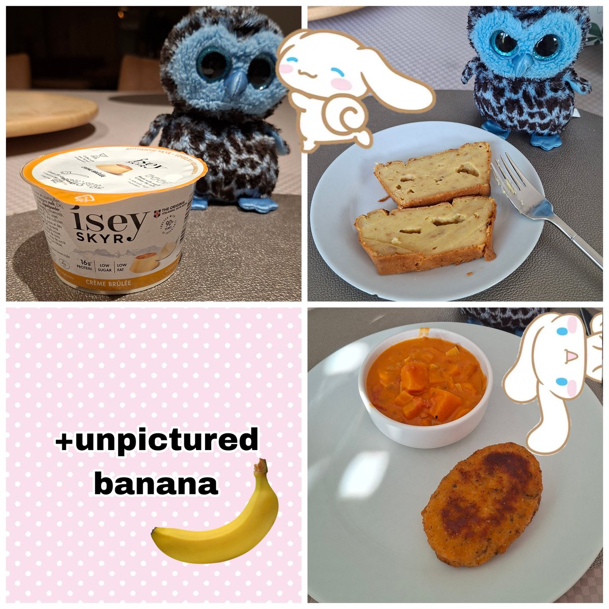 Cinnamobrol's tweet photo. Today eats, I love bread pudding sm https://t.co/SpJERfIoPN