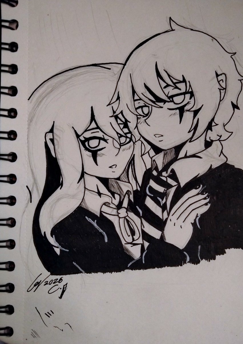 carmine_009's tweet photo. 🎭🖤🤍Mai and Puppet sketch🤍🖤🎭
#FHS #sketchbook #traditionalart https://t.co/GvhTV46DlZ
