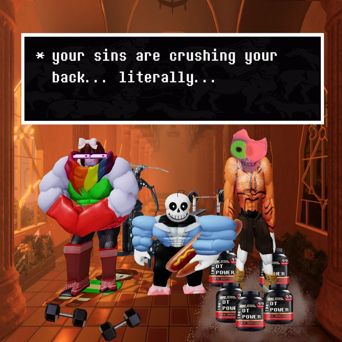 yhadjidj_'s tweet photo. bufftime trio
@beppbops  is this heat?
#ulc #undertalelastcorridor #undertaleㅤ https://t.co/Ughkq4sZB4