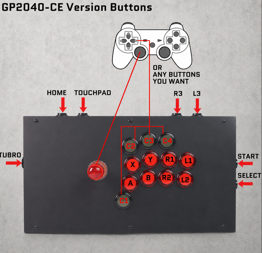 FightBoxArcade_'s tweet photo. Love this WILD design 🔥

❤️‍🔥FightBox #M8CrossUP (Knee Lever Edition)
❤️‍🔥Crown/Samducksa SDB-203C
❤️‍🔥4 extra buttons — fully customizable via the #GP2040 Web Config! ⚙️

#FightBox #FGC #Tekken8 https://t.co/z6dPw2hpDM